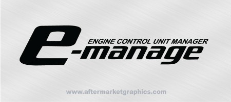 E Manage Decals - Pair (2 pieces)